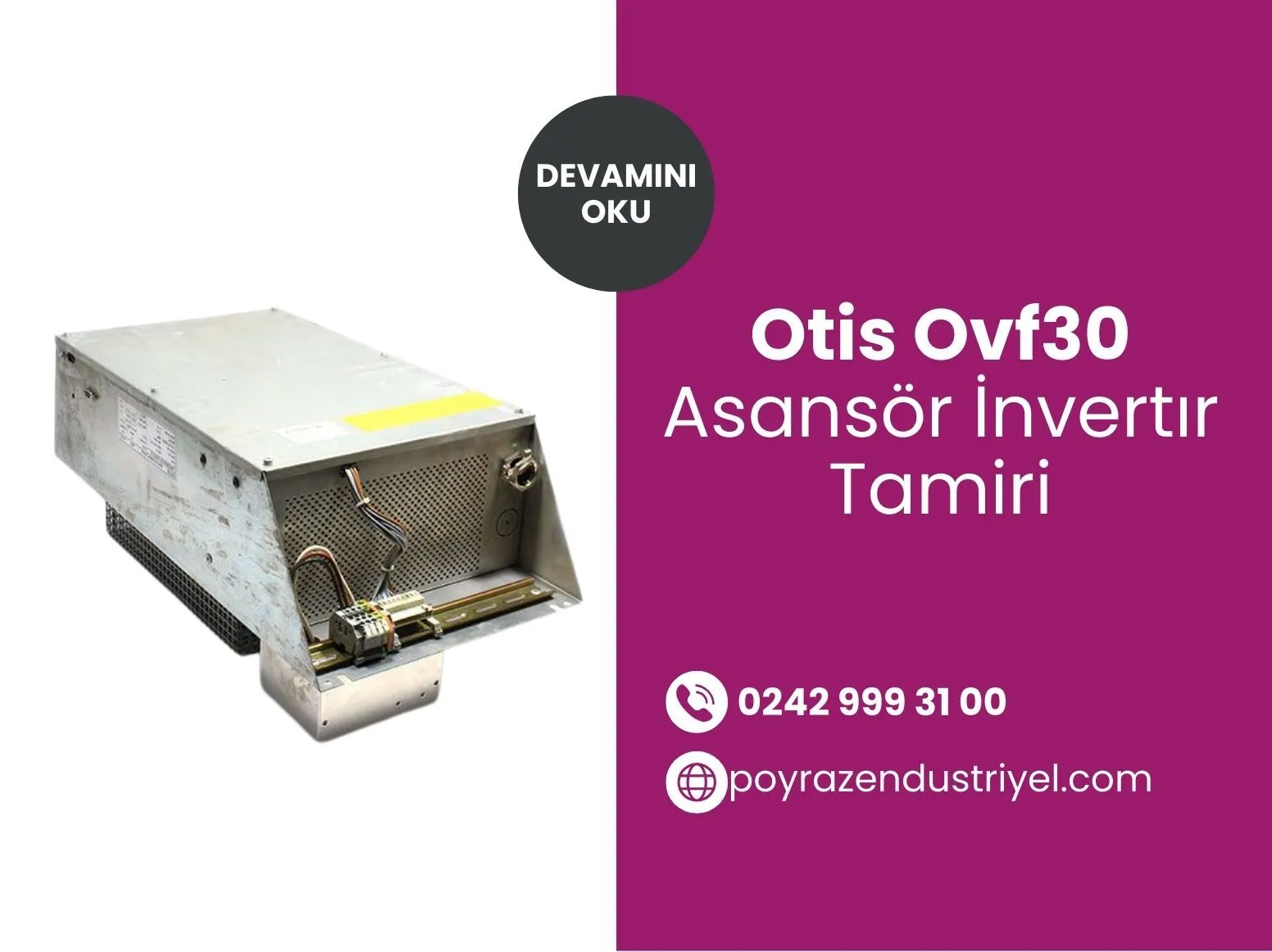 Otis Ovf30 Asansör İnvertır Tamiri